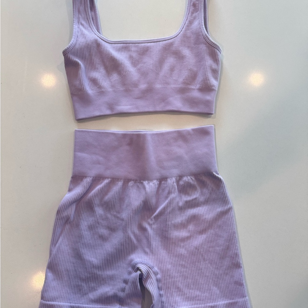 Amazon Women's Lavender Workout Set